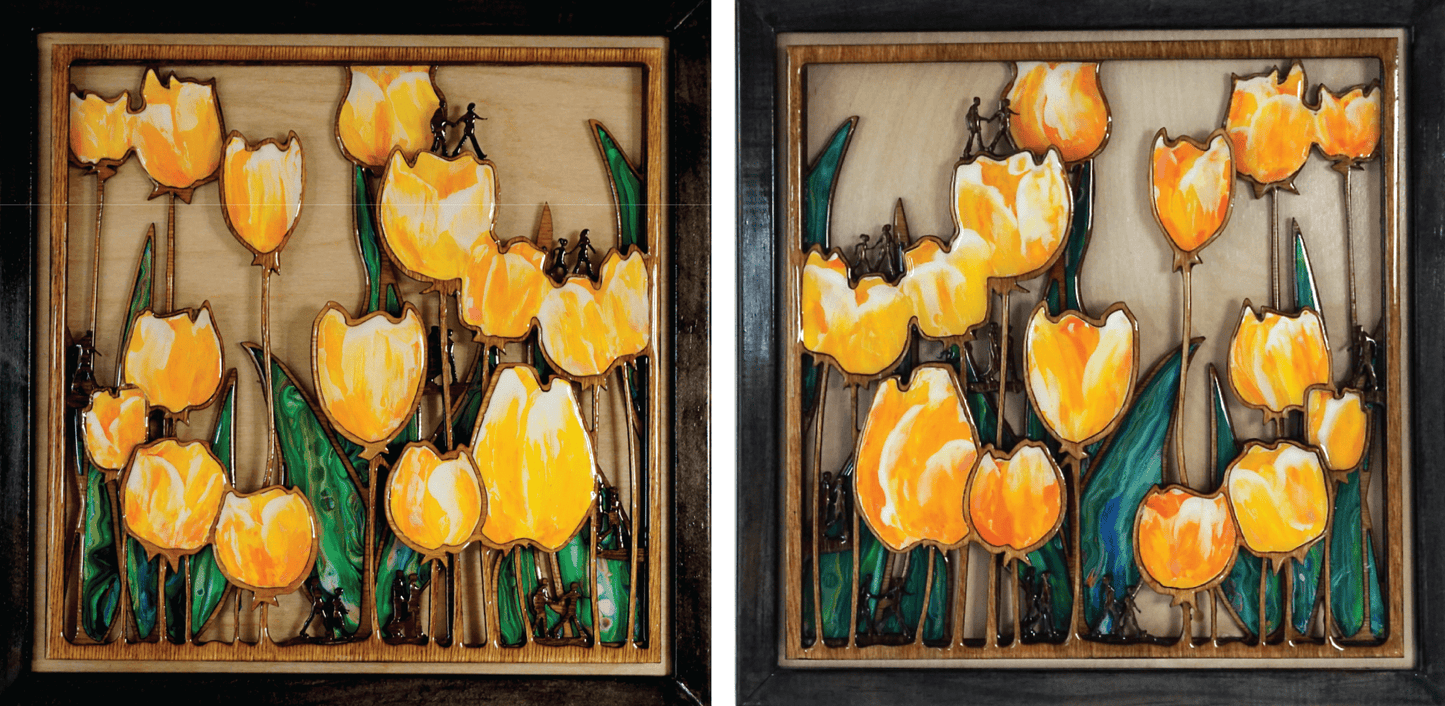 Walking Through Tulips - Pashley Creations