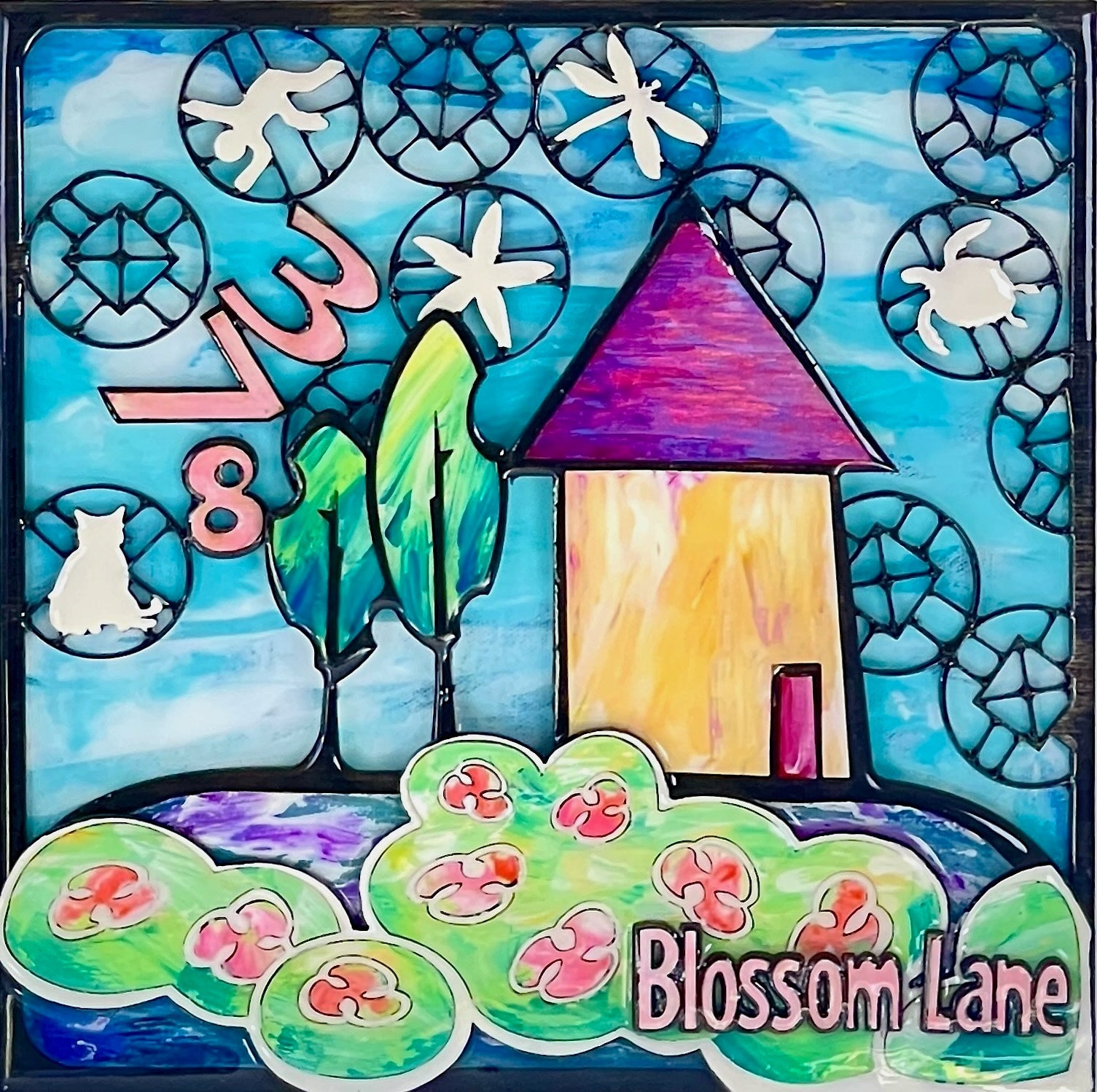 Dreams and Memories - Abstract Layered Wood House - Pashley Creations