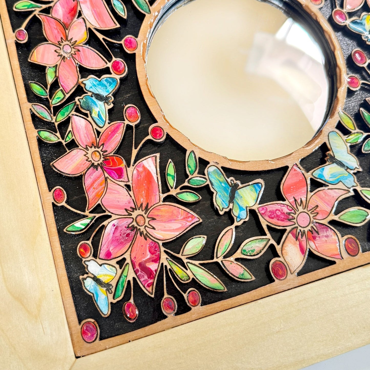 Nature's Mosaic Mirror set - Pashley Creations