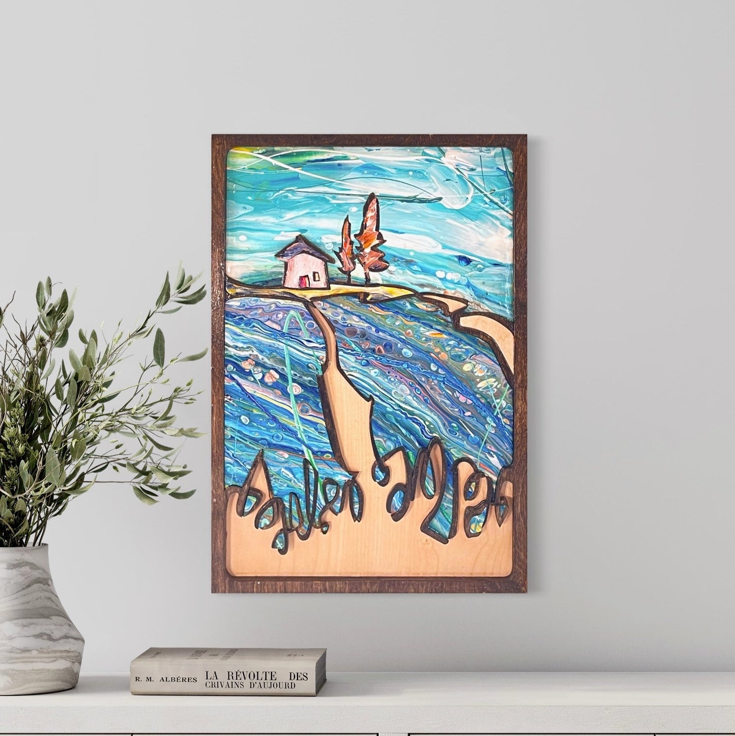 Splashes of Color - Ocean Landscape Art - Pashley Creations