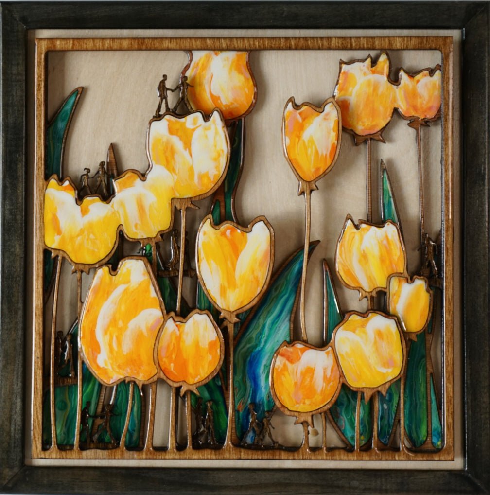 Walking Through Tulips - Pashley Creations